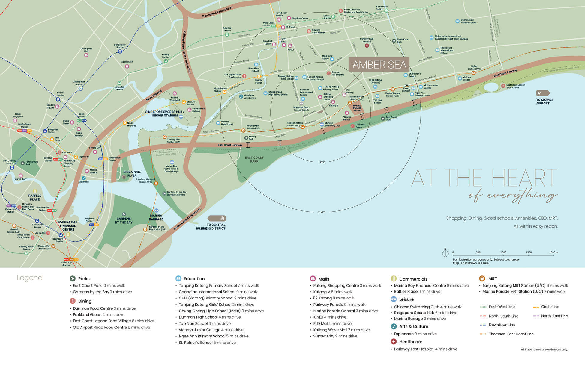 Amber Sea New Condo Launch Location Map