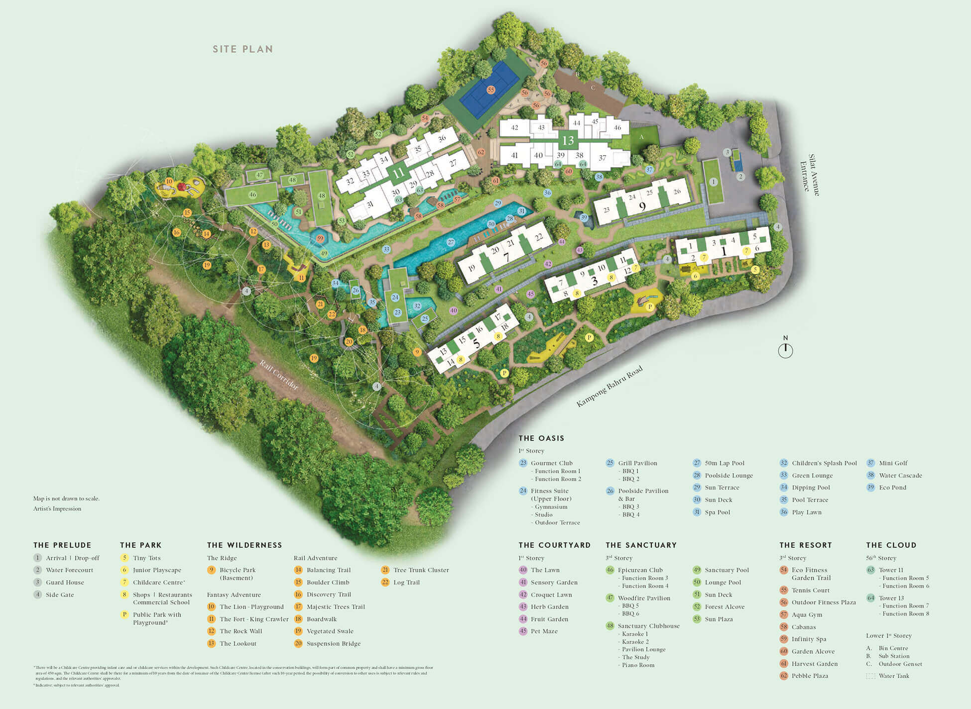 Avenue South Residence Singapore Condo Site Plan