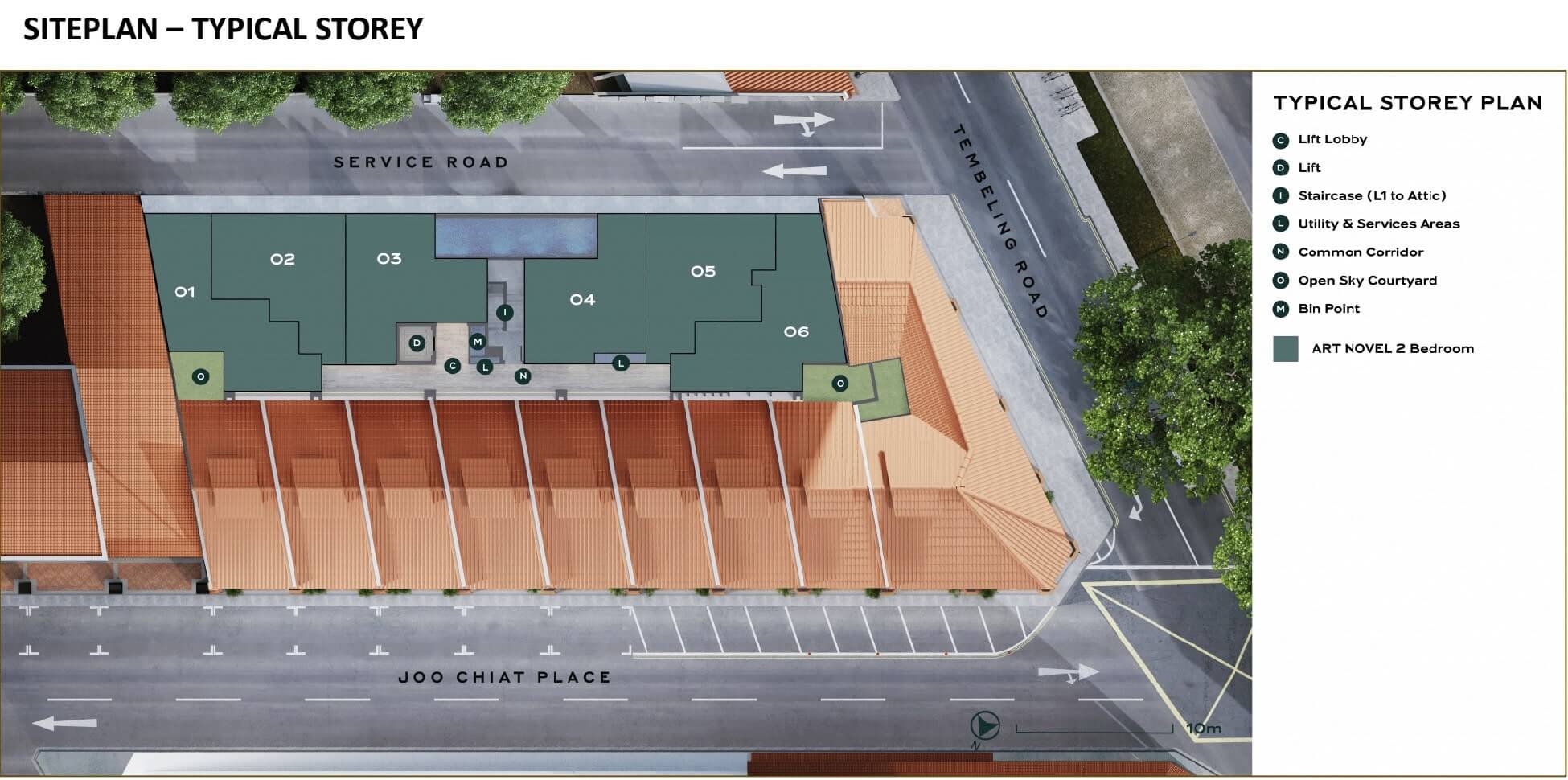 Atlassia Condo Singapore Site Plan Typical Storey