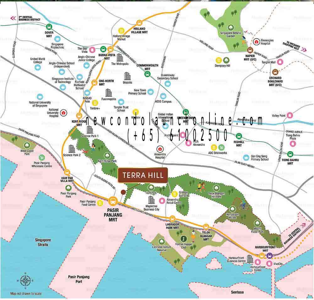 Terra Hill Condo Singapore Location Map