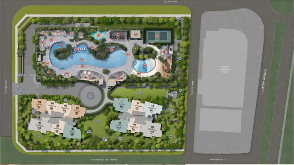 hillhaven-condo-singapore-site-plan