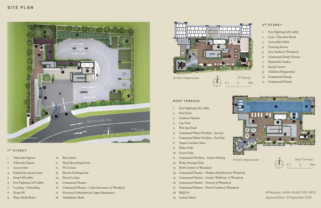 Hill House New Condo Site Plan